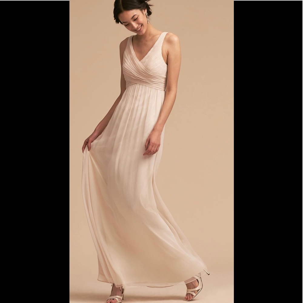 LIKE NEW!✨ANTHROPOLOGIE - BHLDN Angie Chiffon Gown